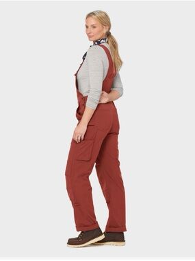 Duluth Trading Heirloom Gardening Bib Overalls Rust DuluthFlex XL 31 Inseam